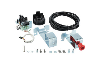 Electromechanical engine block with internal manual release